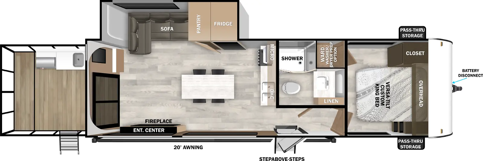 Salem 32VERANDA Floorplan